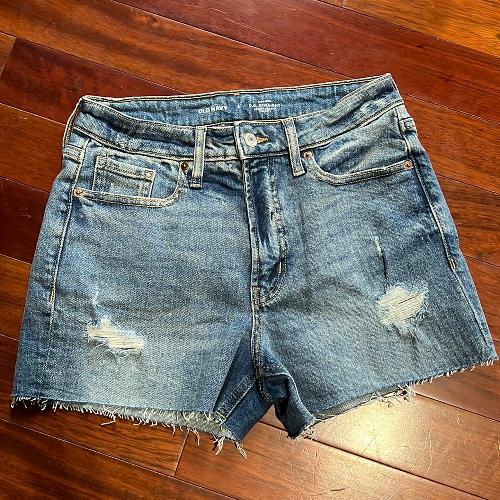 Denim shorts